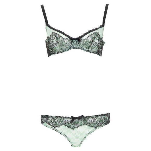 Agent Provocateur Lace Bow Bra Panty Set